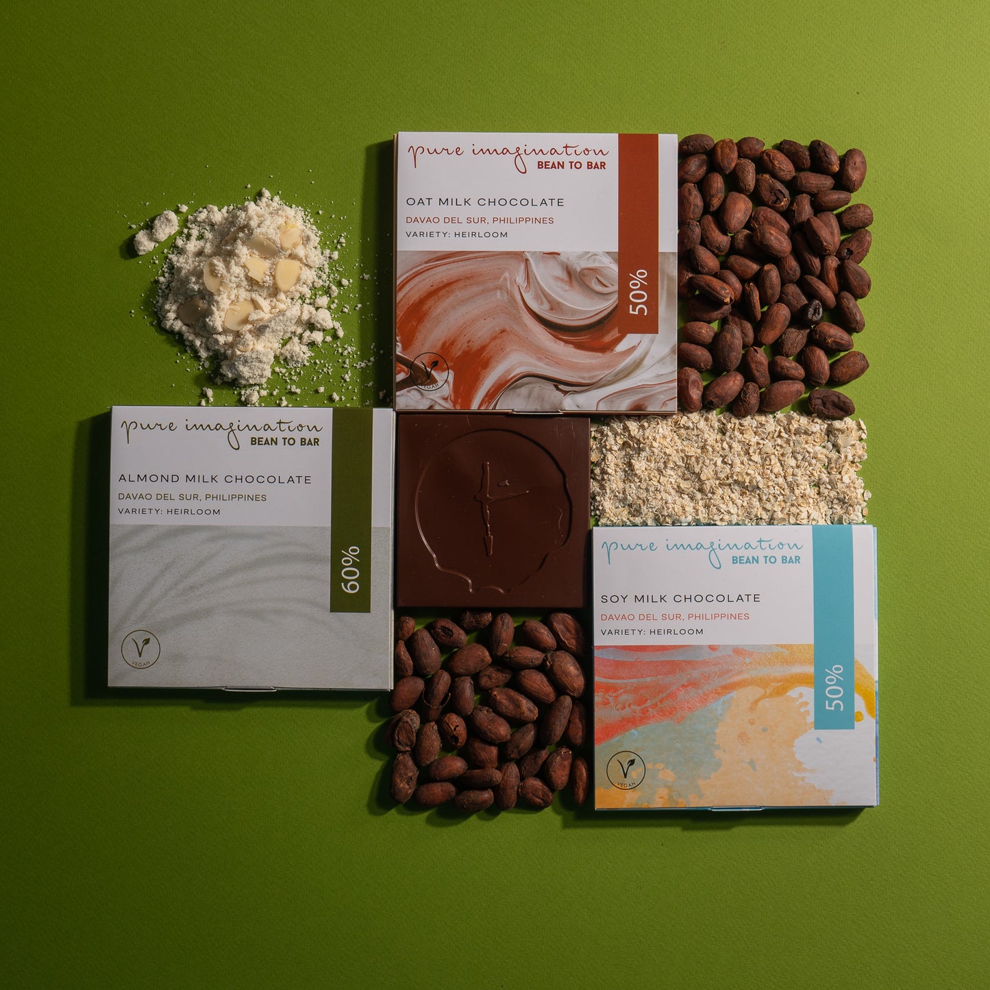 50% Vegan Philippines Single Origin Oat Milk Chocolate