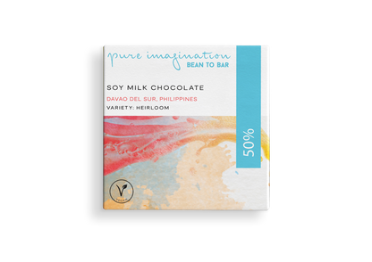 Soy Milk Chocolate 50% Vegan Philippines Single Origin Bean to Bar