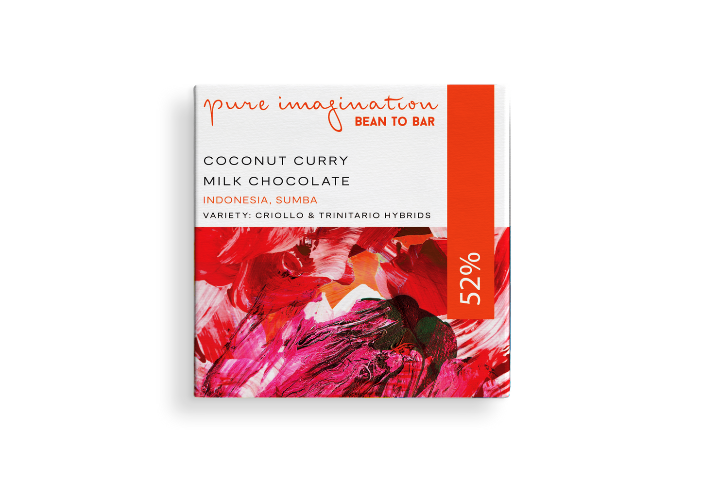 52% Coconut Curry Milk Chocolate