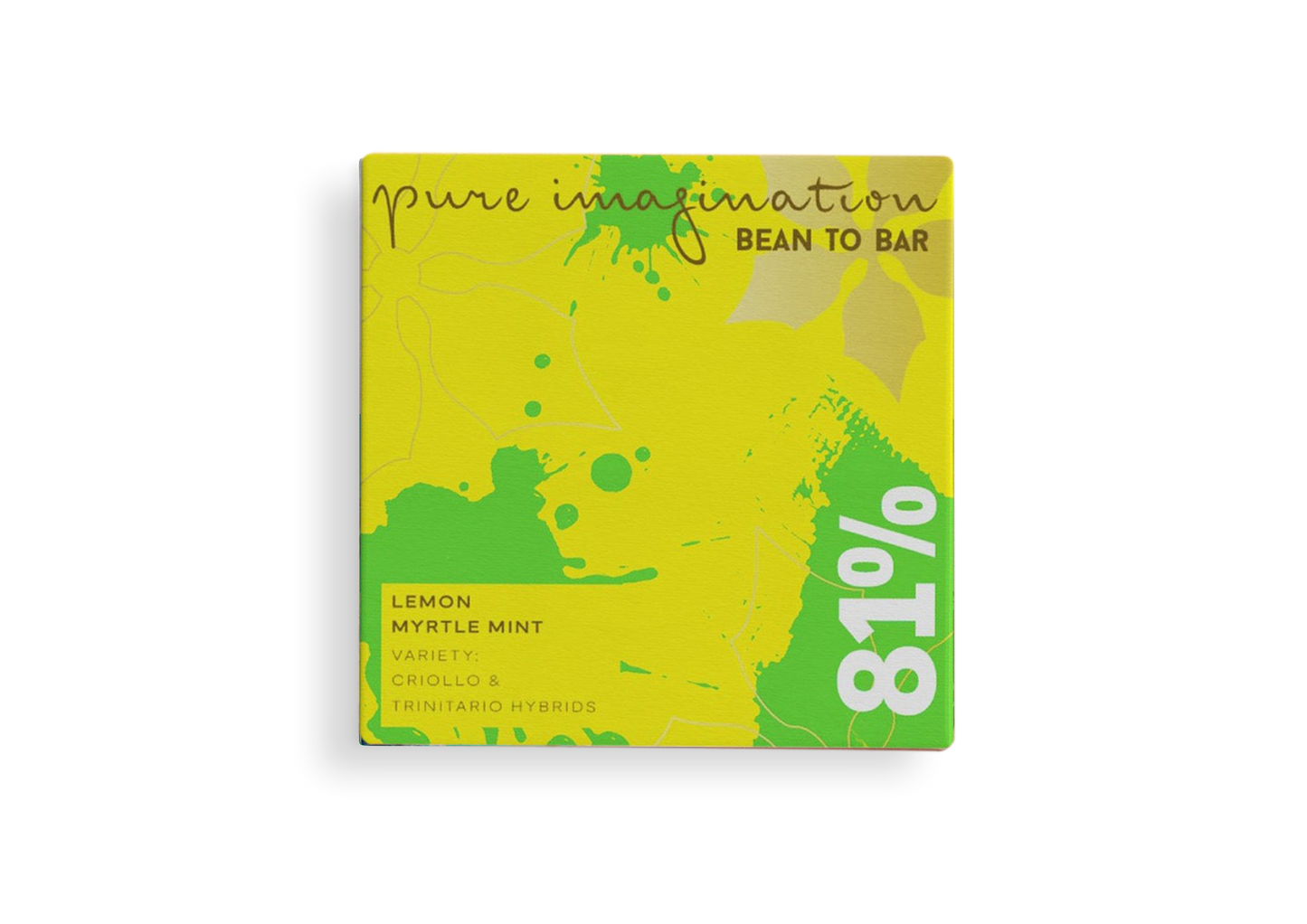 81% Indonesia Single Origin Lemon Myrtle Mint Dark Chocolate