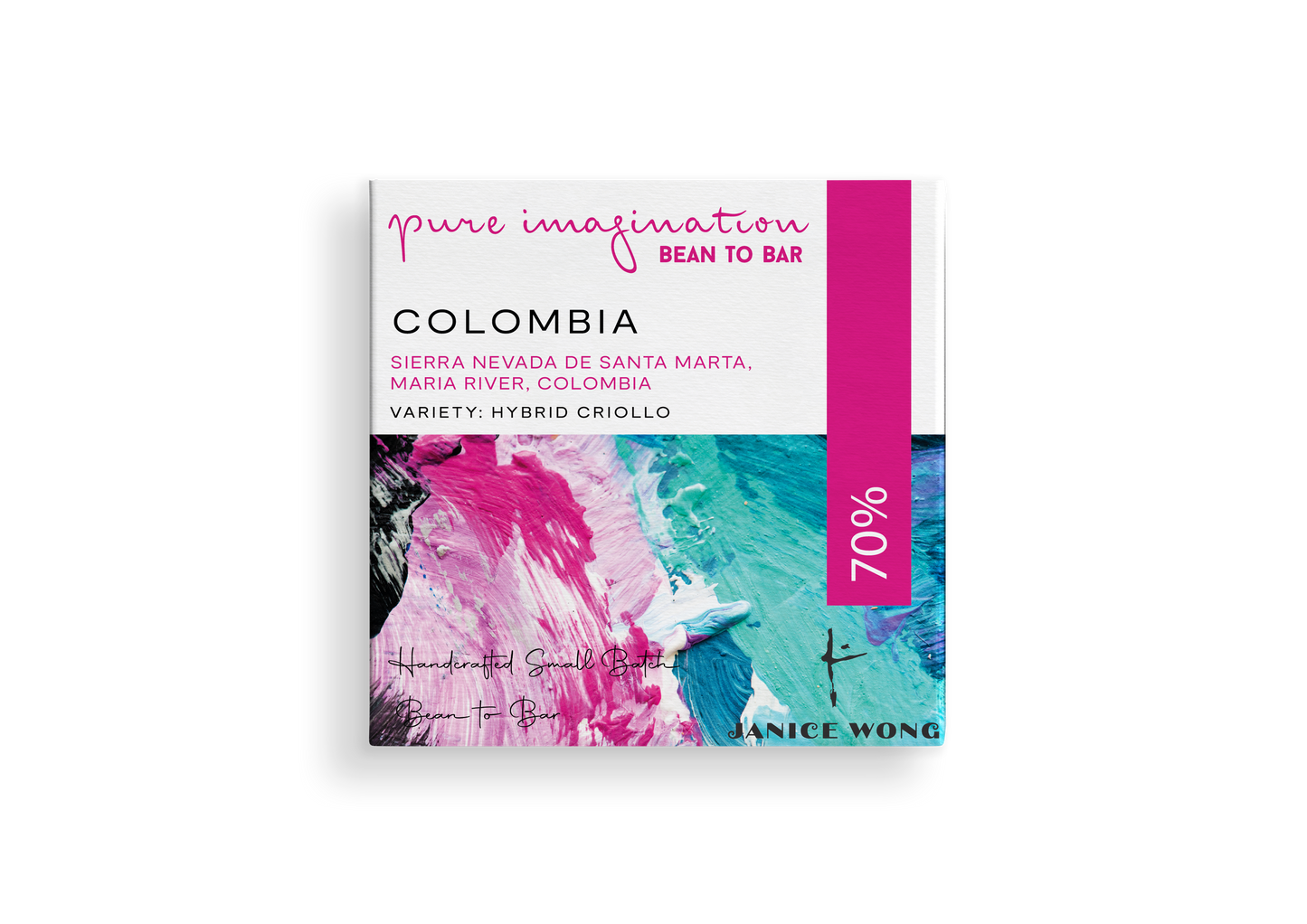 70% Colombia Single Origin Bean to Bar Dark Chocolate