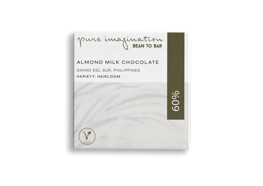 Almond Milk Chocolate 60% Vegan Philippines Single Origin Bean to Bar