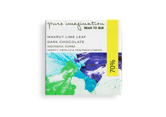 70% Makrut Lime Bean to Bar Dark Chocolate